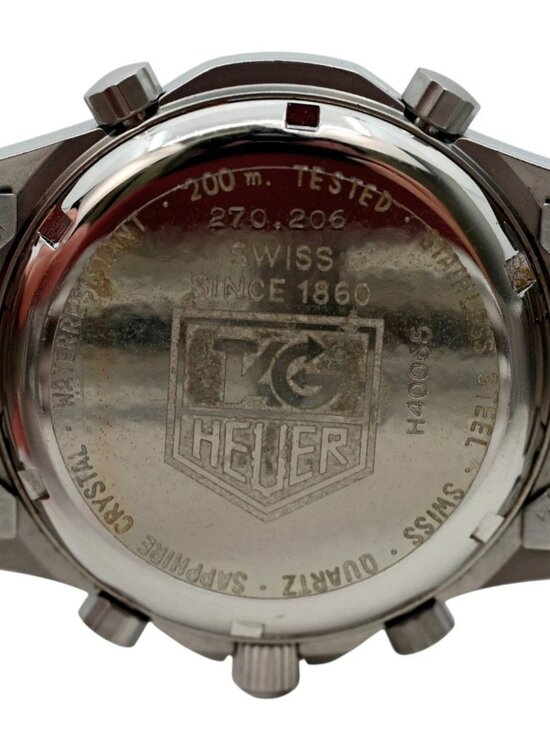 Tag Heuer 38mm Men\'s Professional 2000 Series Ani-Digi Chronograph Watch 270.206